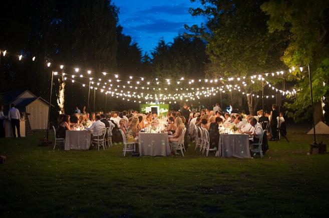 Para que os convidados possam desfrutar do seu casamento