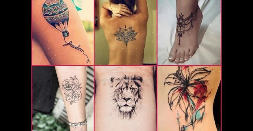 Existem muitas idéias de tatuagem feminina ao seu redor