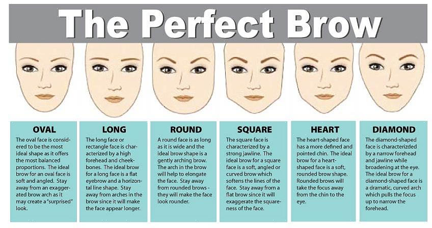 O formato de sobrancelha plana é melhor para quem tem rosto alongado
