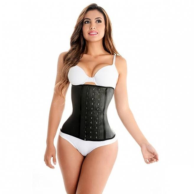 Um cincher de cintura em forma de cinto é projetado para parecer natural na roupa