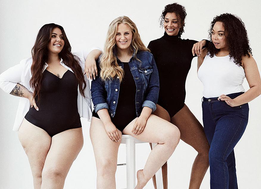 O modelo plus size é muitas vezes um epítome dos mais modernos