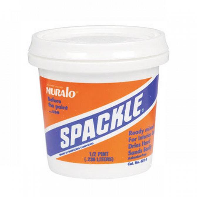 Talvez você precise comprar uma nova lata de Spackle