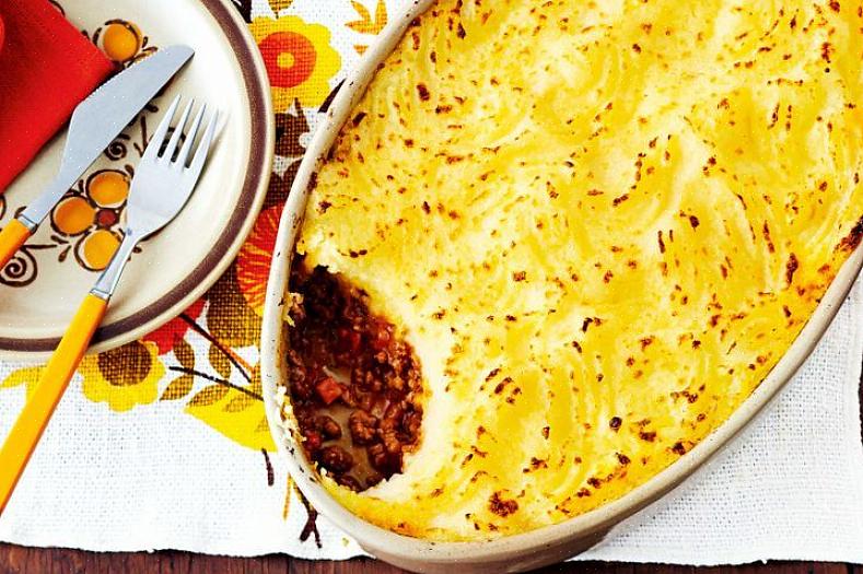 A torta de pastor é uma refeição completa que era usada principalmente para encher barrigas de maneira