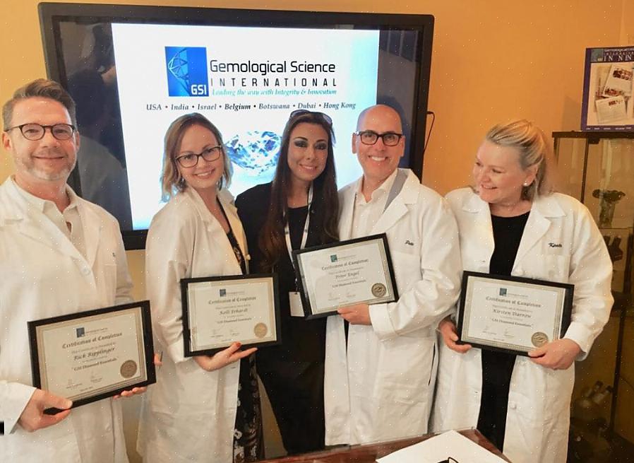 Gemologist certificado é um título oferecido apenas pela European Gem Society