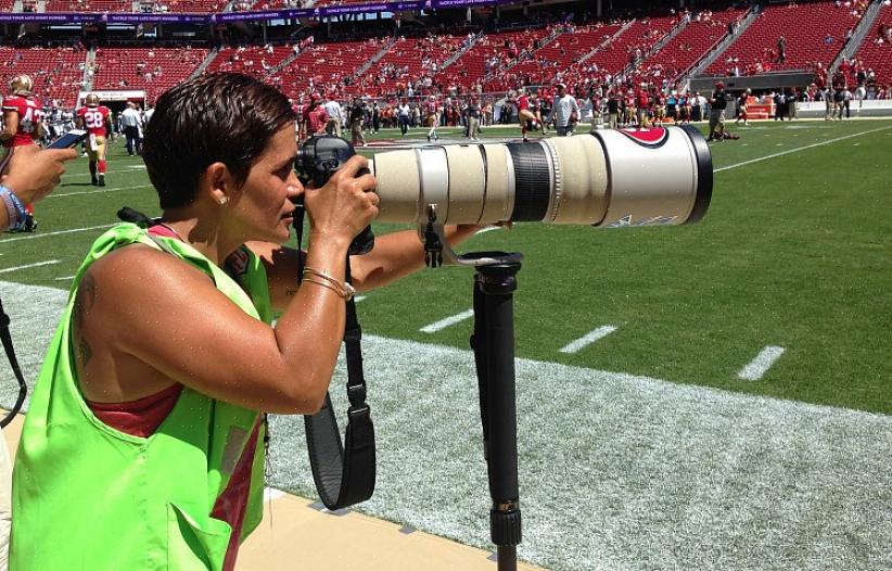 Para começar sua jornada para se tornar um fotógrafo da NFL