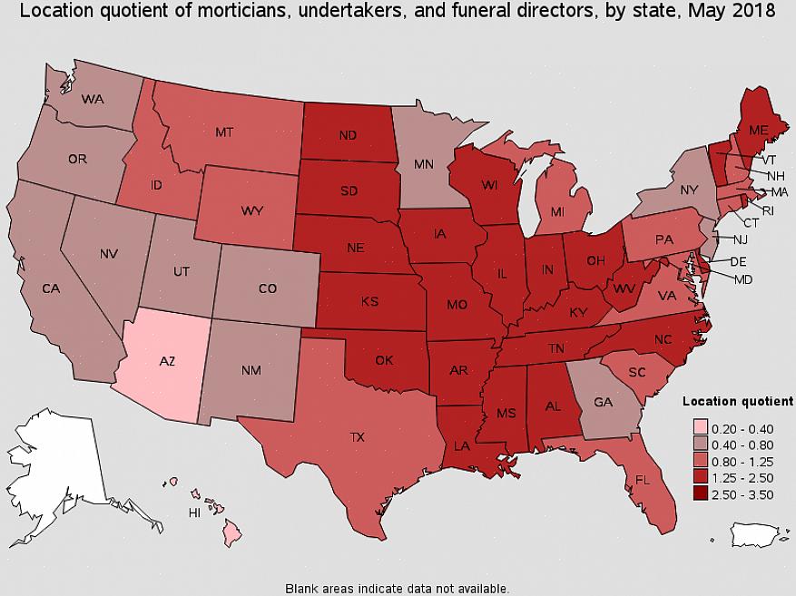 Então você pode ter a garantia de que os serviços funerários podem ser alguns dos empregos mais estáveis