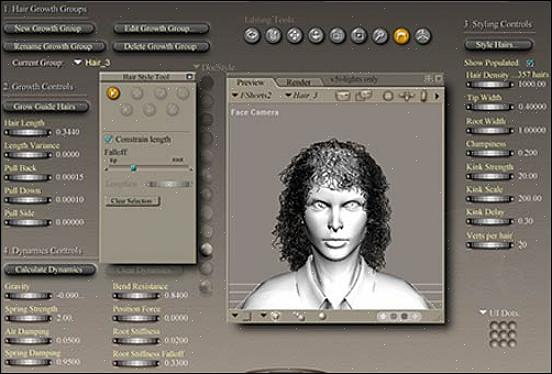 A ferramenta Morph Putty na Poser Face Room é um dos recursos mais básicos do software